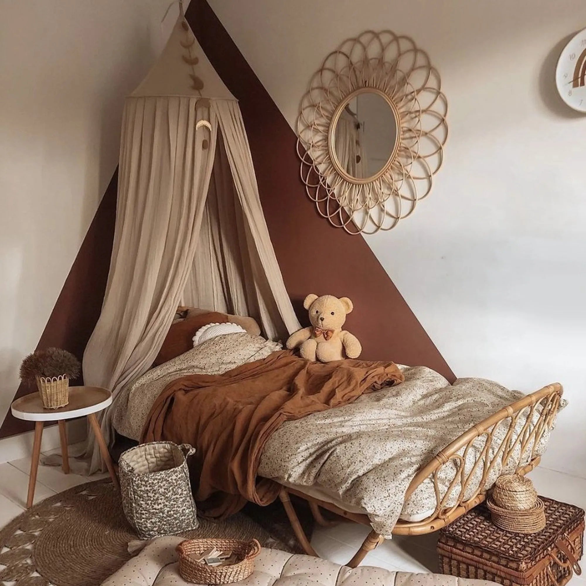 Baby Myggnät Himmelsäng - Baby Slöja, Sänghimmel - Nougat