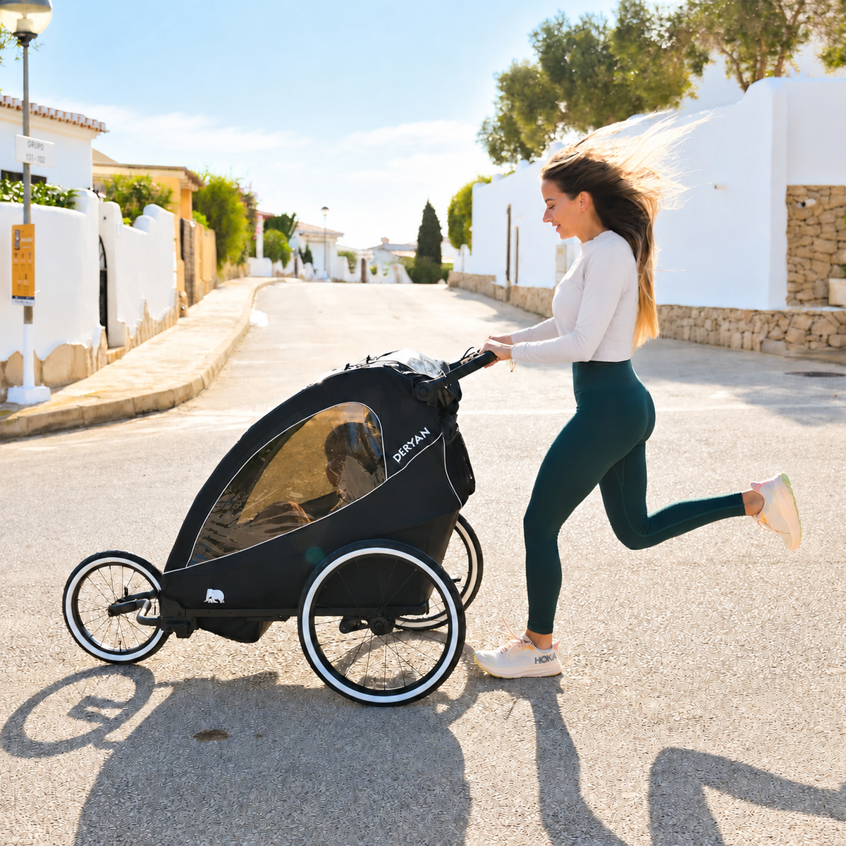 Fahrradanhänger - Buggy - Jogging-Kinderwagen
