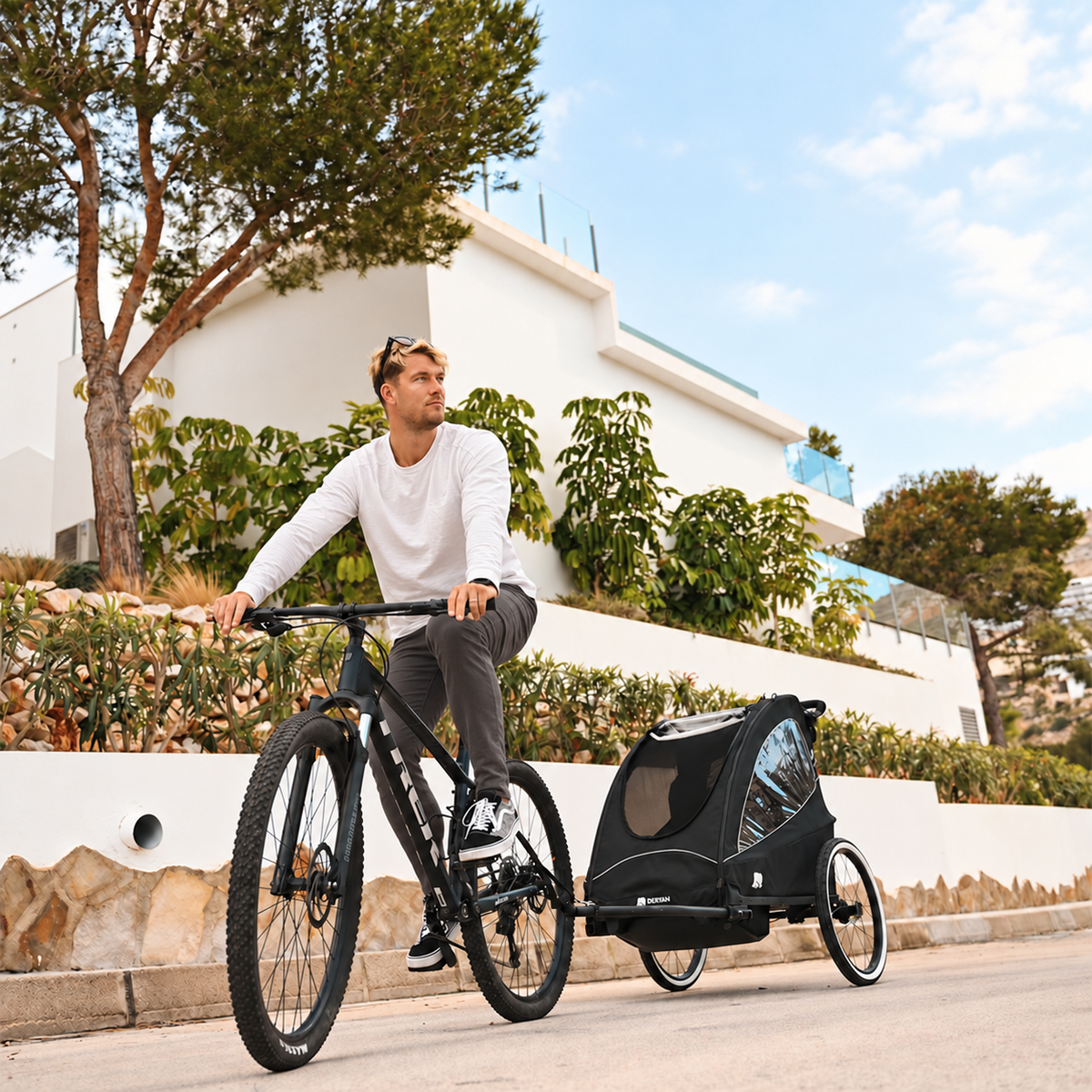 Fahrradanhänger - Buggy - Jogging-Kinderwagen