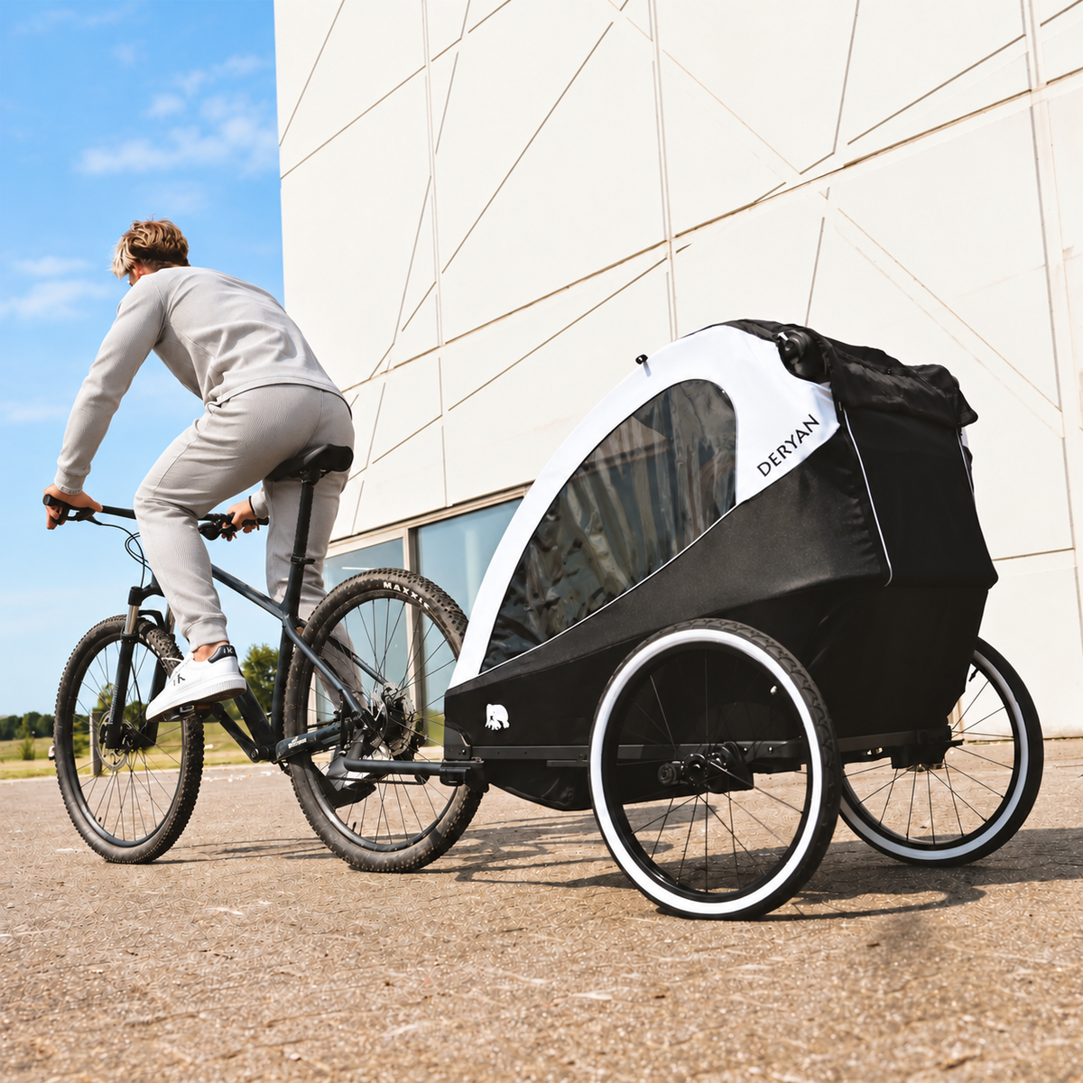 Fahrradanhänger - Buggy - Jogging-Kinderwagen