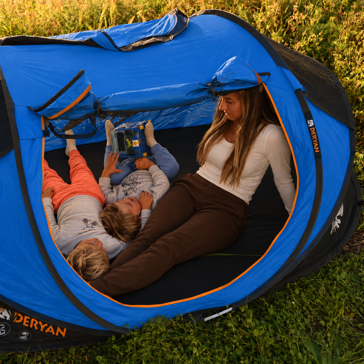 Pop-up-Zelt „Cocoon Navy“ mit einer Wassersäule von 2000 mm für 1–2 Personen