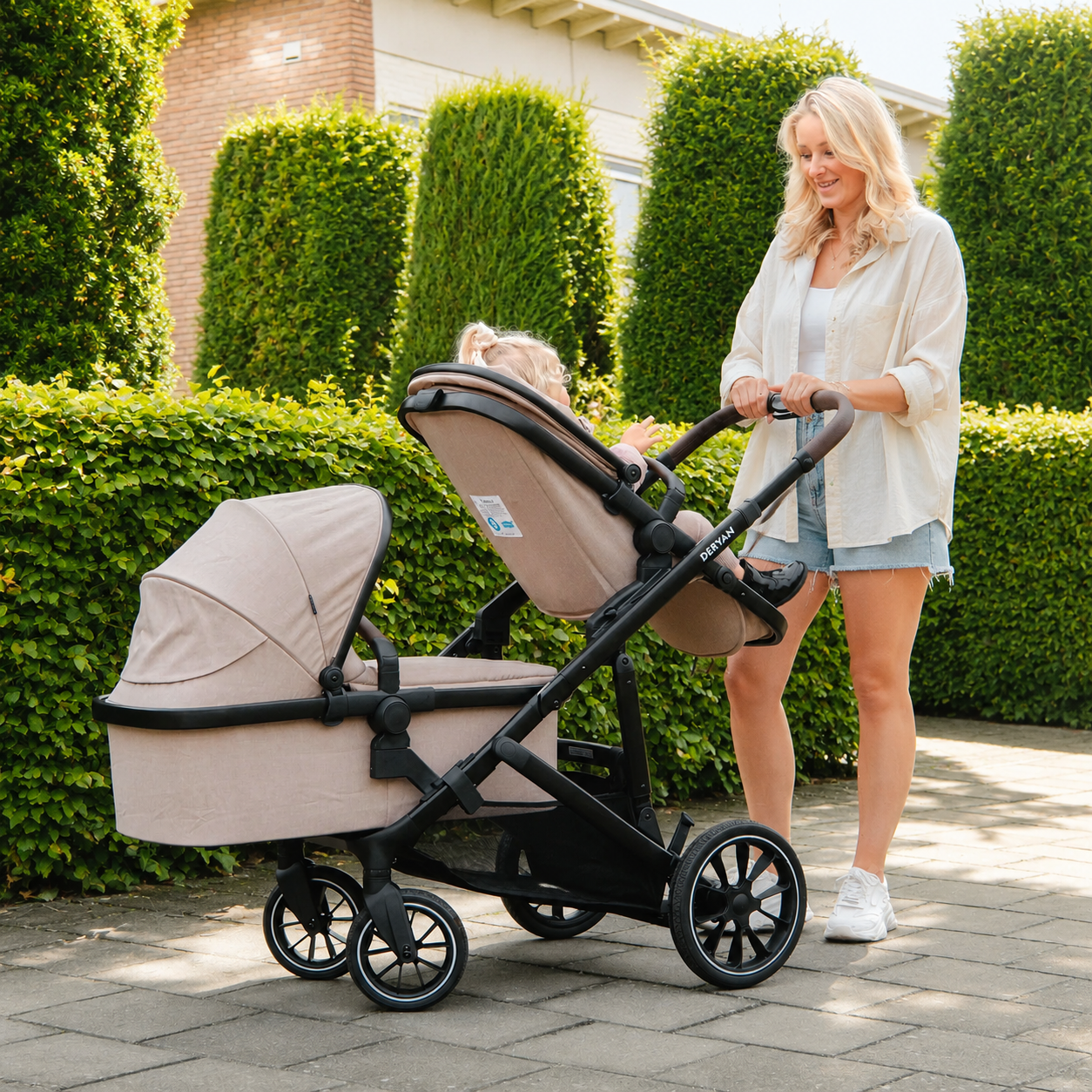 Passeggino Evy² Duo Nougat 2 in 1