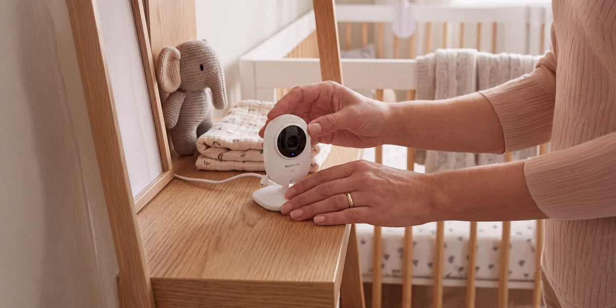 DERYAN- babyphone avec caméra : image, portée et installation