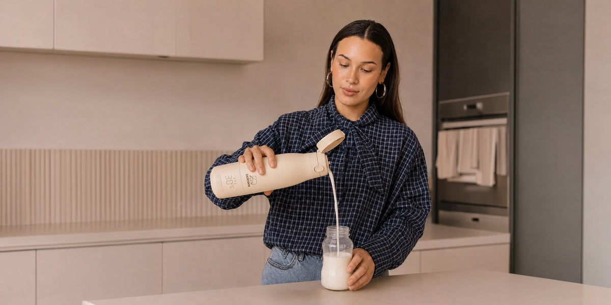 Nettoyez votre chauffe-biberon « DERYAN » de 350 ml et emportez-le avec vous