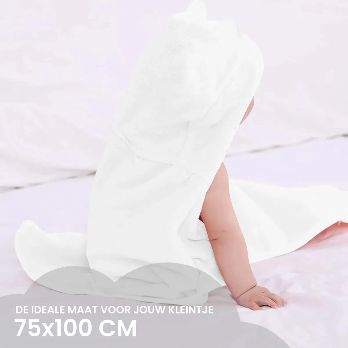 Manta polar multifuncional para bebé con capucha - Wrap Blanket - Manta 75x100 cm