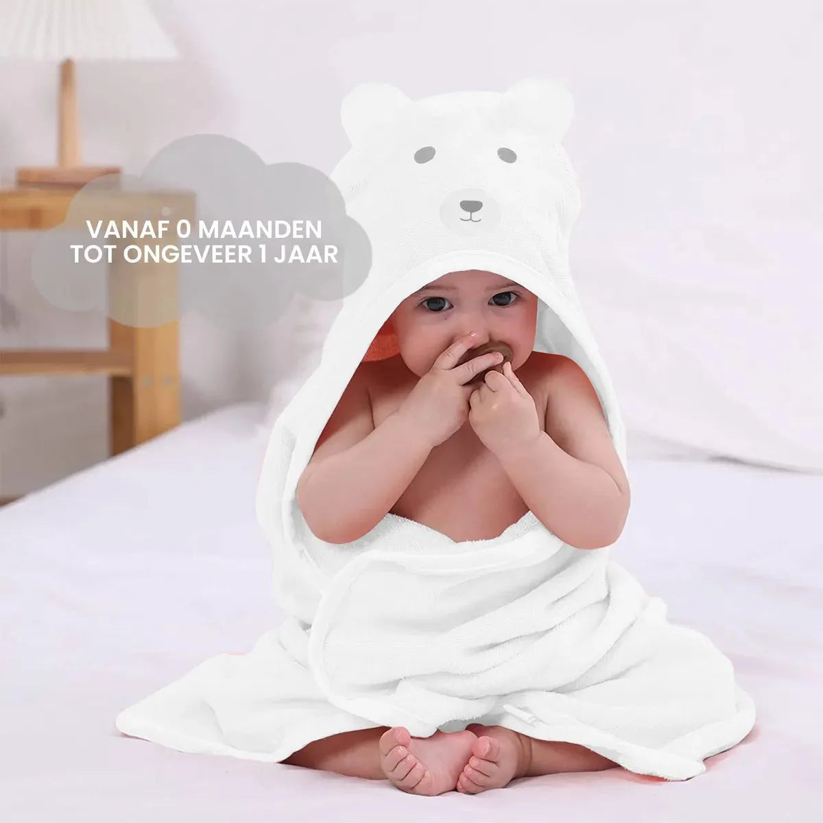 Manta polar multifuncional para bebé con capucha - Wrap Blanket - Manta 75x100 cm