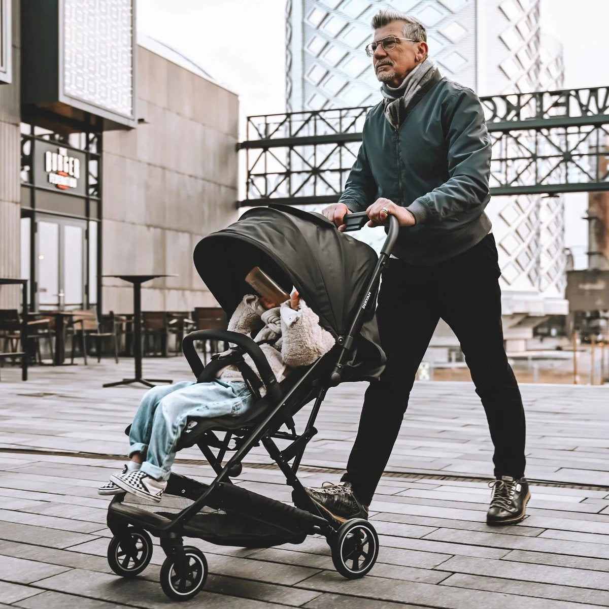 Rolo Easy Lightweight Stroller Taupe