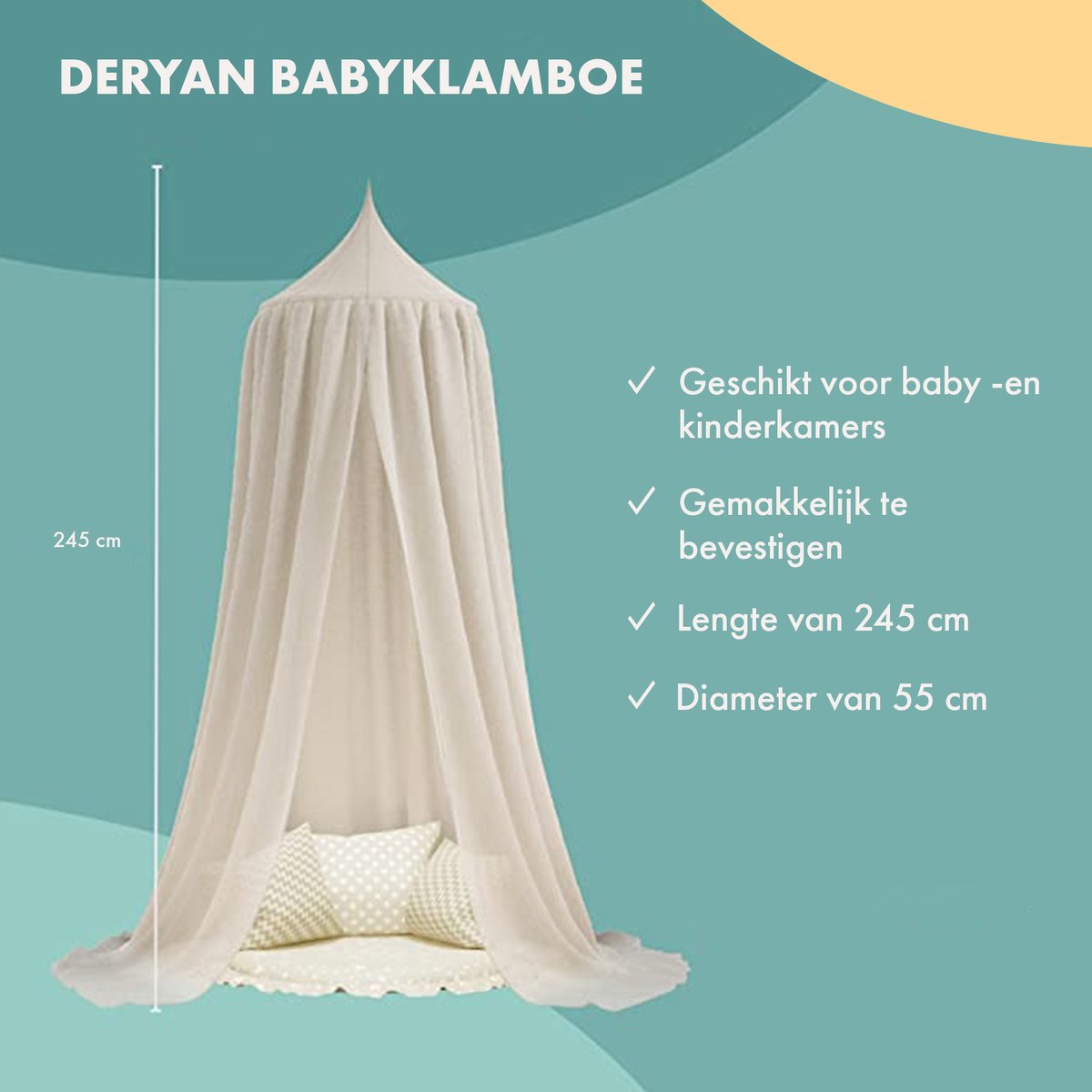 Baby Mosquito Net Nougat