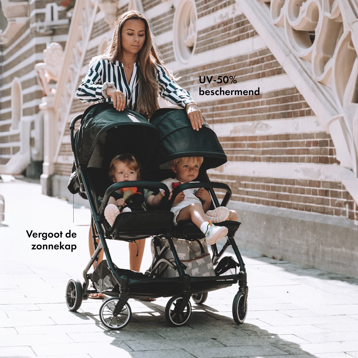 Rolo X2 Duo Buggy Zwart