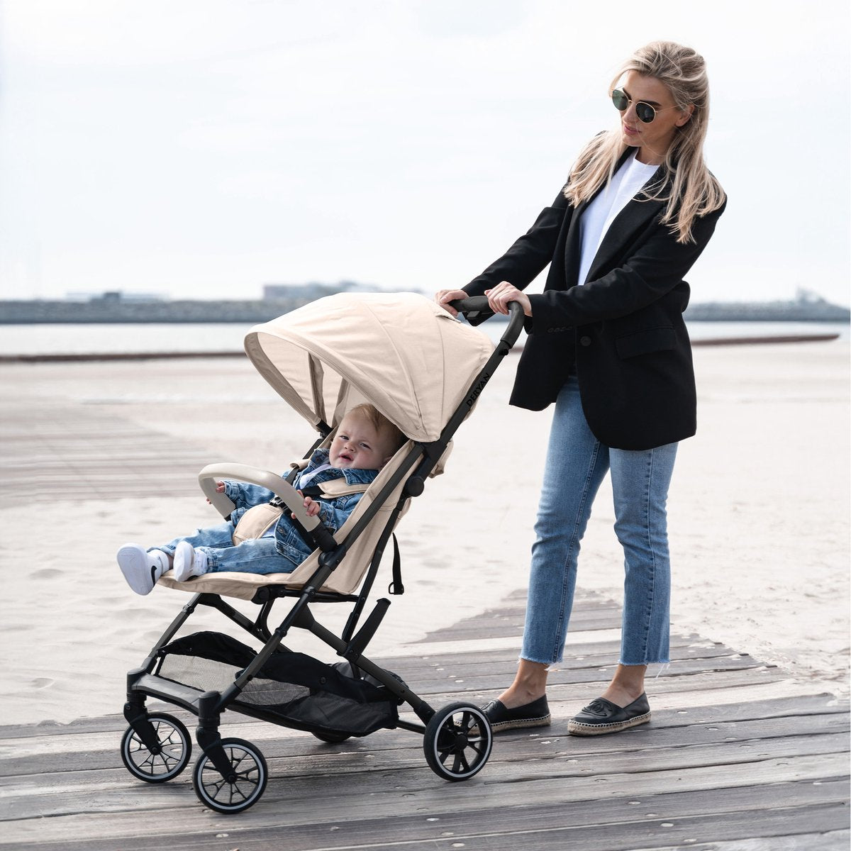 Rolo Easy Lightweight Stroller Taupe