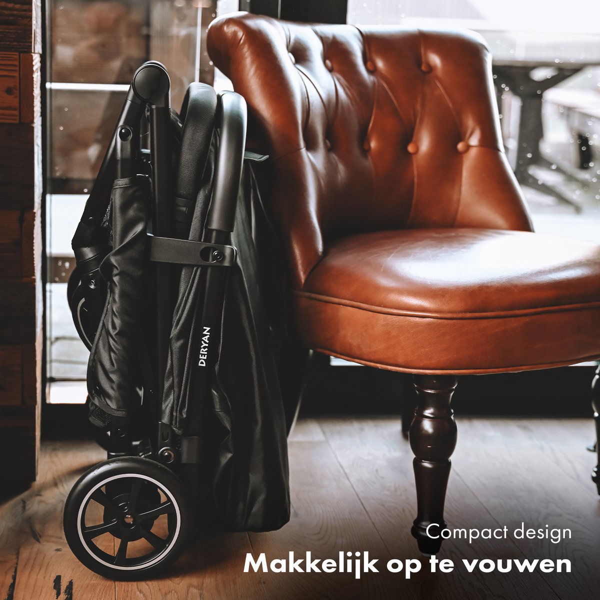 Rolo Easy Lightweight Stroller Taupe