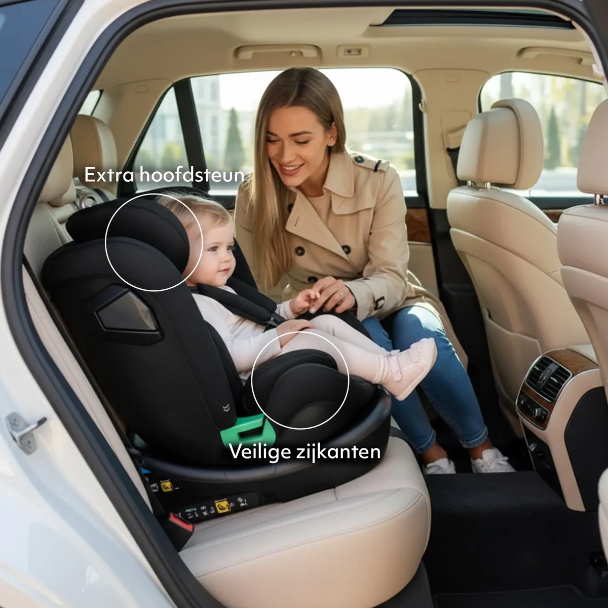 Colin Luxe I-size Car Seat - Group 0-1-2-3 - Isofix - Swivels 360°