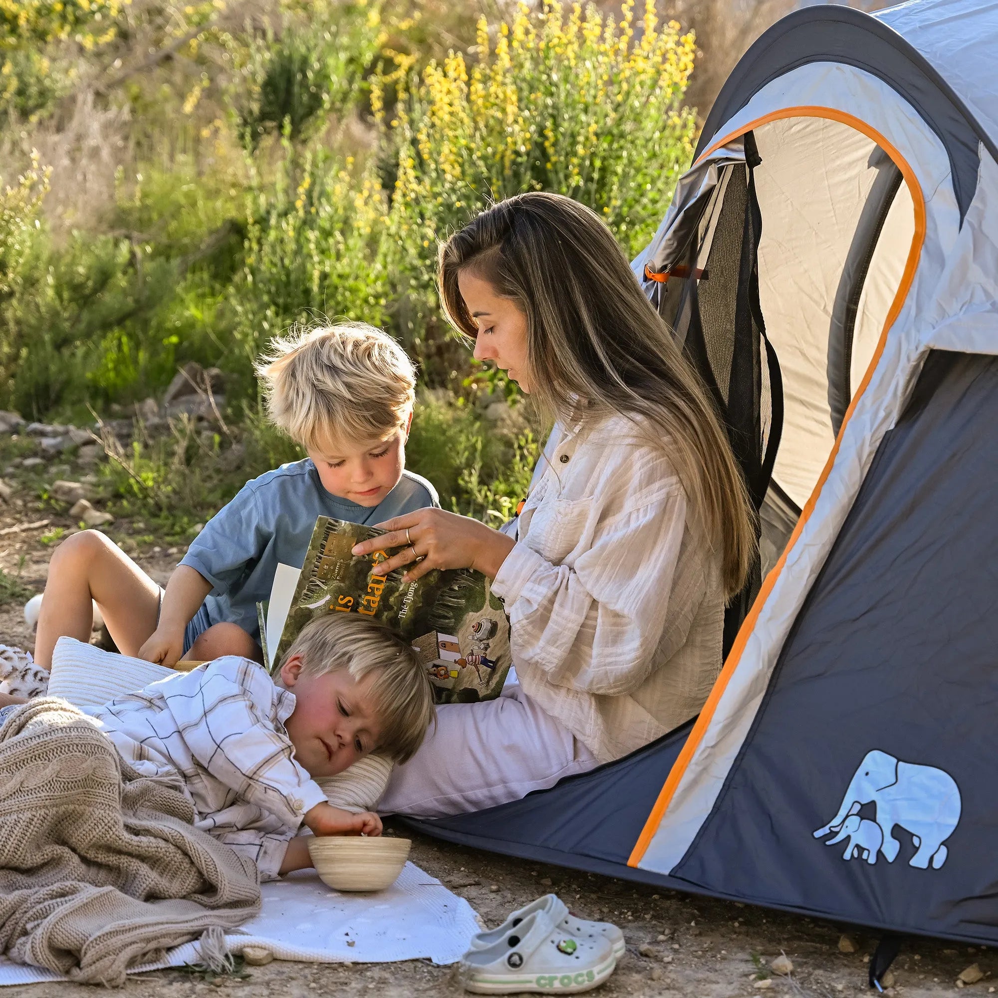 Tente pop-up de luxe 4 personnes, colonne d'eau 8 000 mm