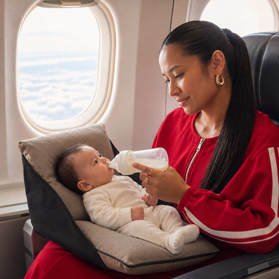 AirTraveller barneseng til fly - brun