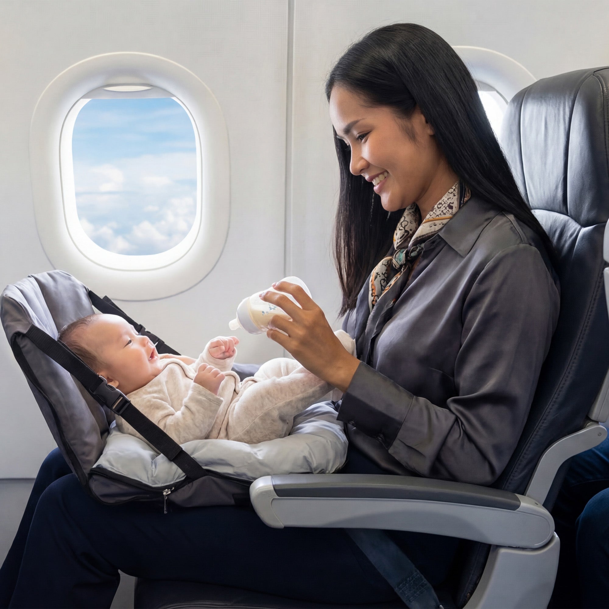 AirTraveller Airplane Bed - Grey