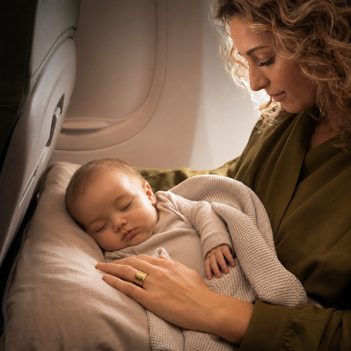 AirTraveller Łóżko Samolotowe - Szary