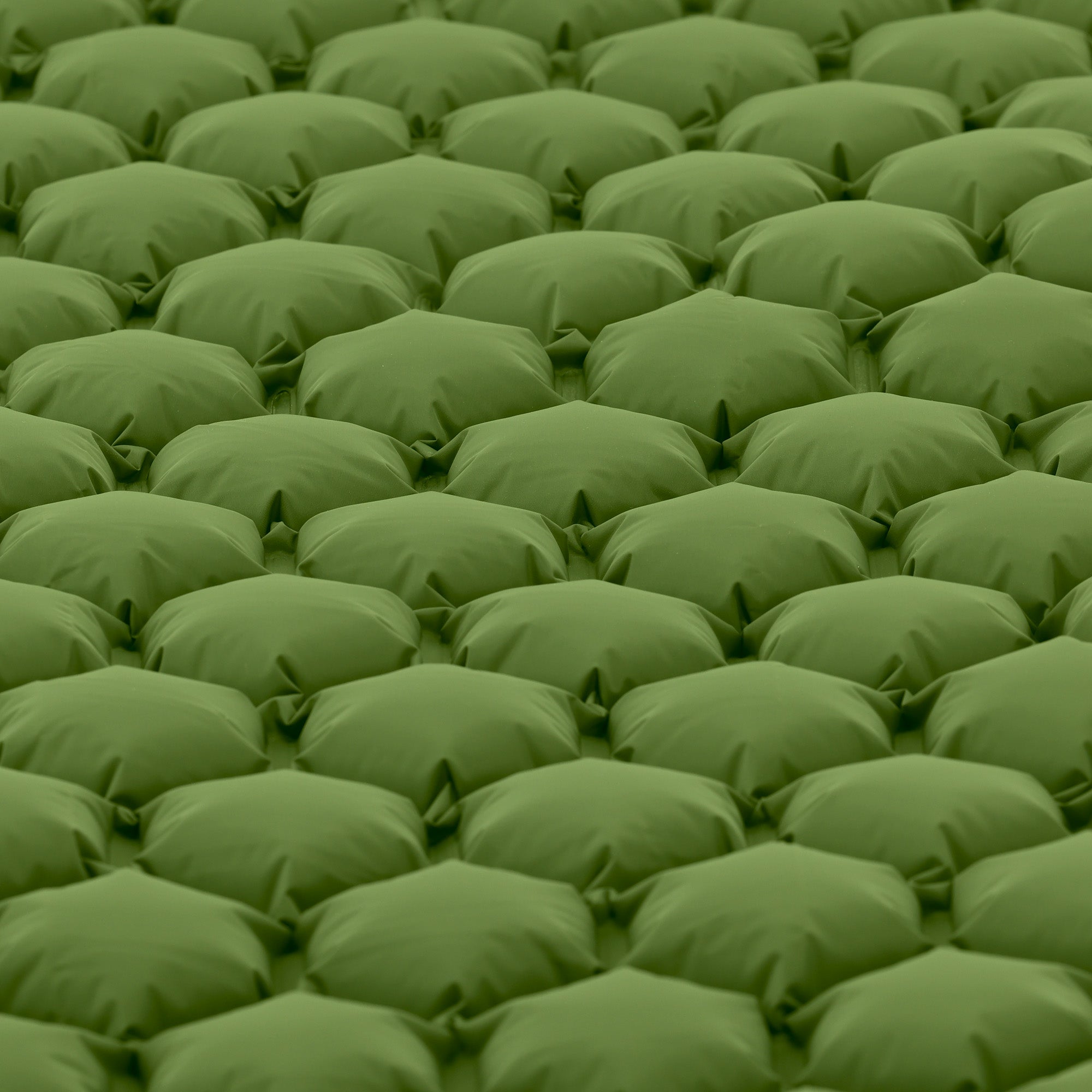 Deryan Air Bed - Zelfopblazend met ingebouwde Pomp - Luchtbed Kamperen - Inclusief tas - Groen