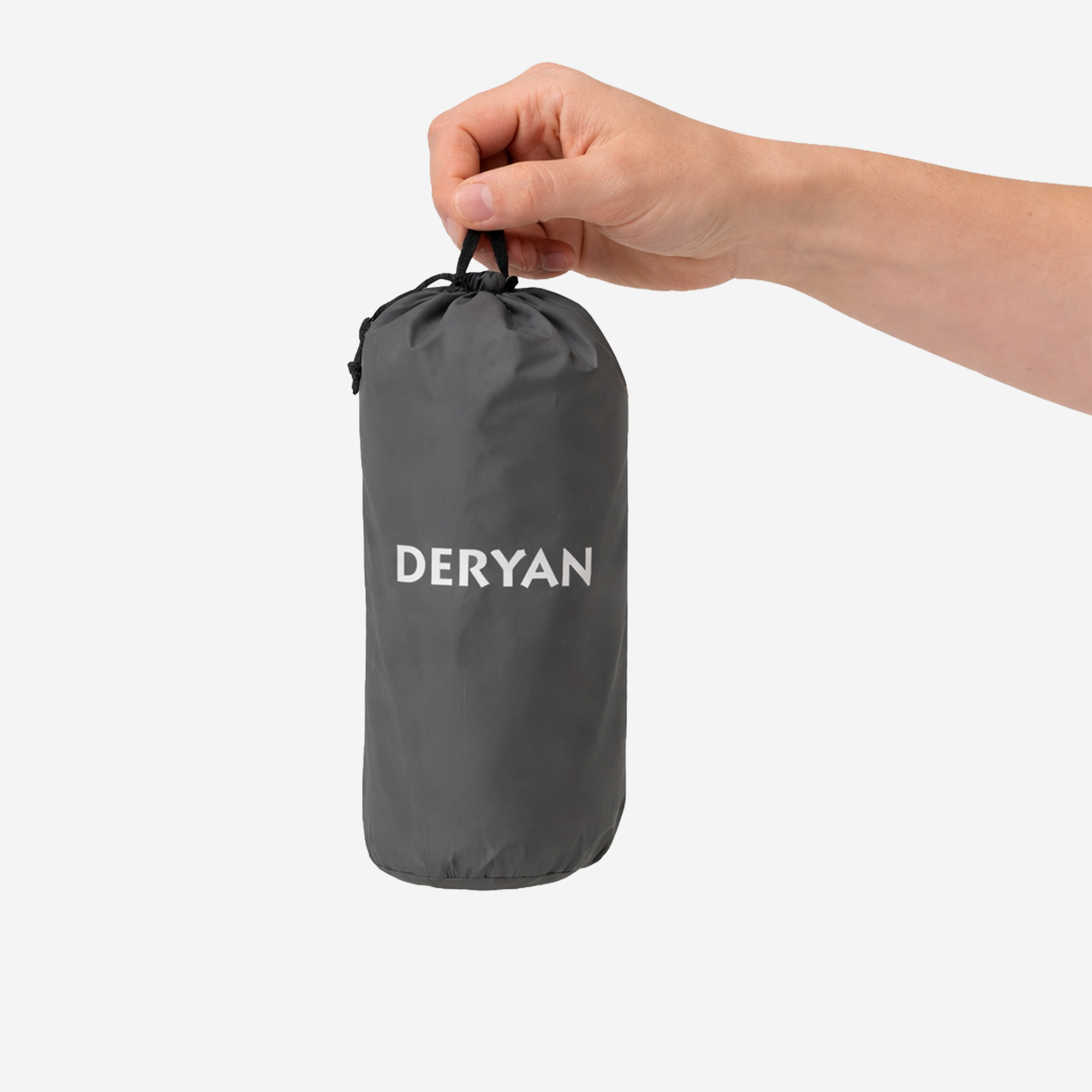 Deryan Air Bed - Zelfopblazend met ingebouwde Pomp - Luchtbed Kamperen - Inclusief tas - grijs