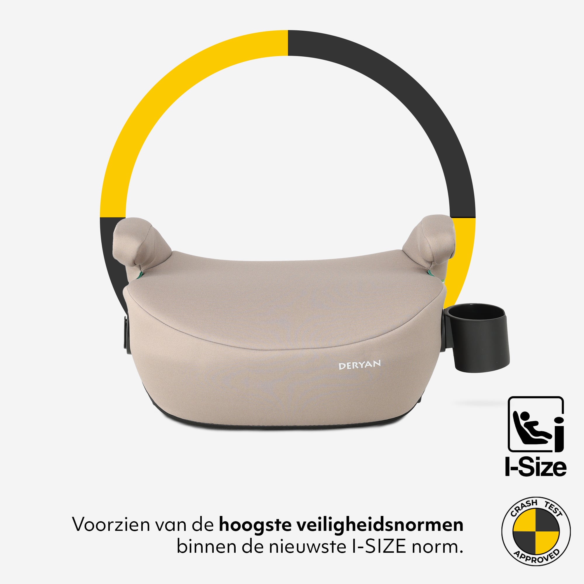 Cody i-Size Zitverhoger ISOFIX - Nougat