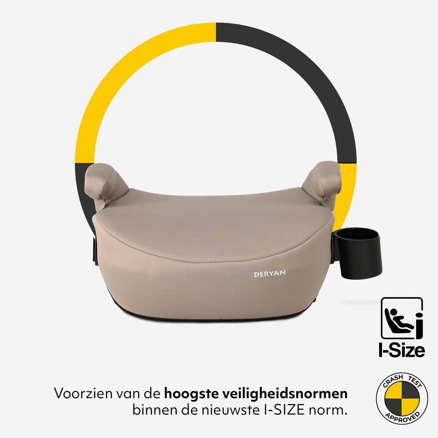 Cody i-Size-sædeforhøjer med ISOFIX - Nougat