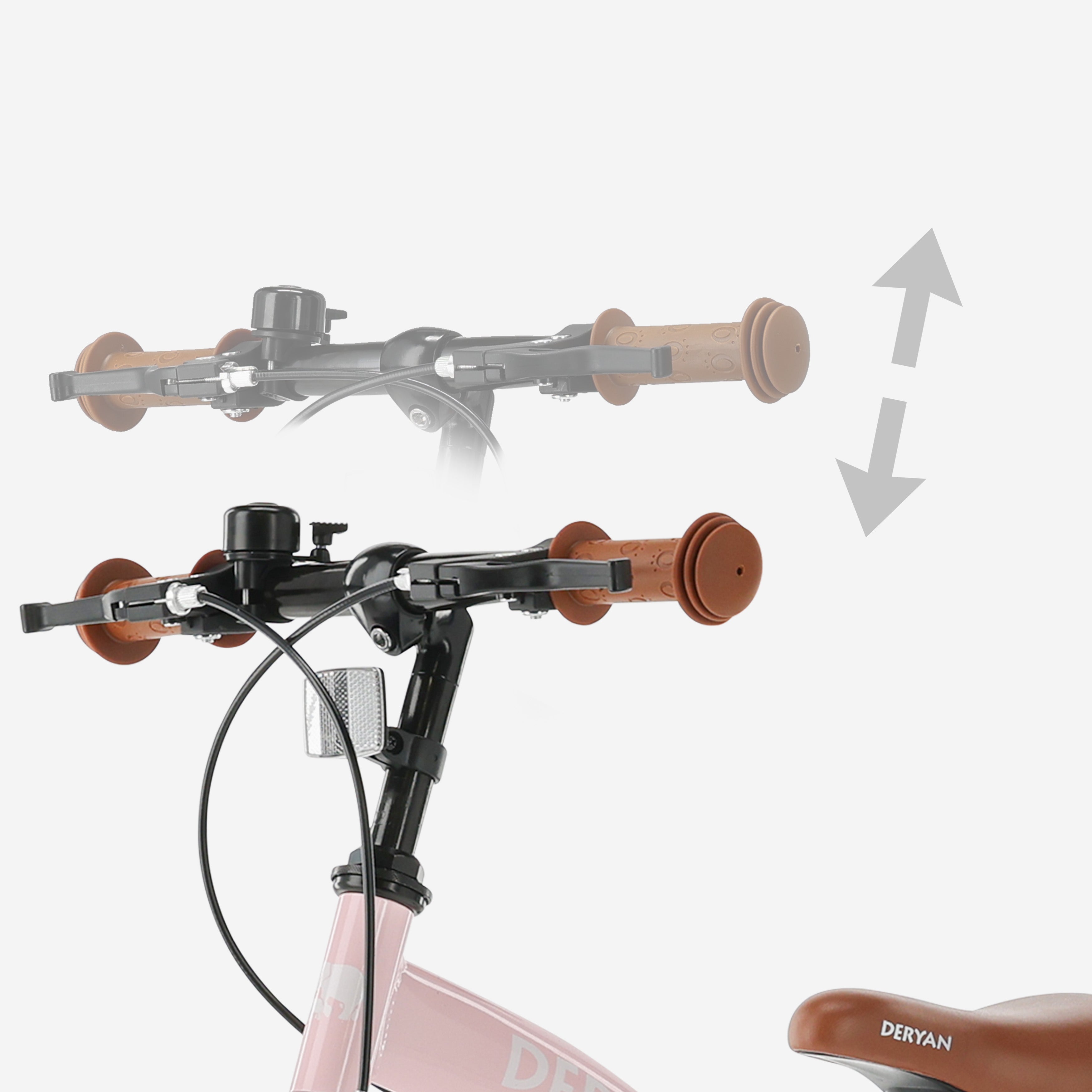 Luxe Kids Bike 12 inch - 3 in 1 - Balance bike Pink