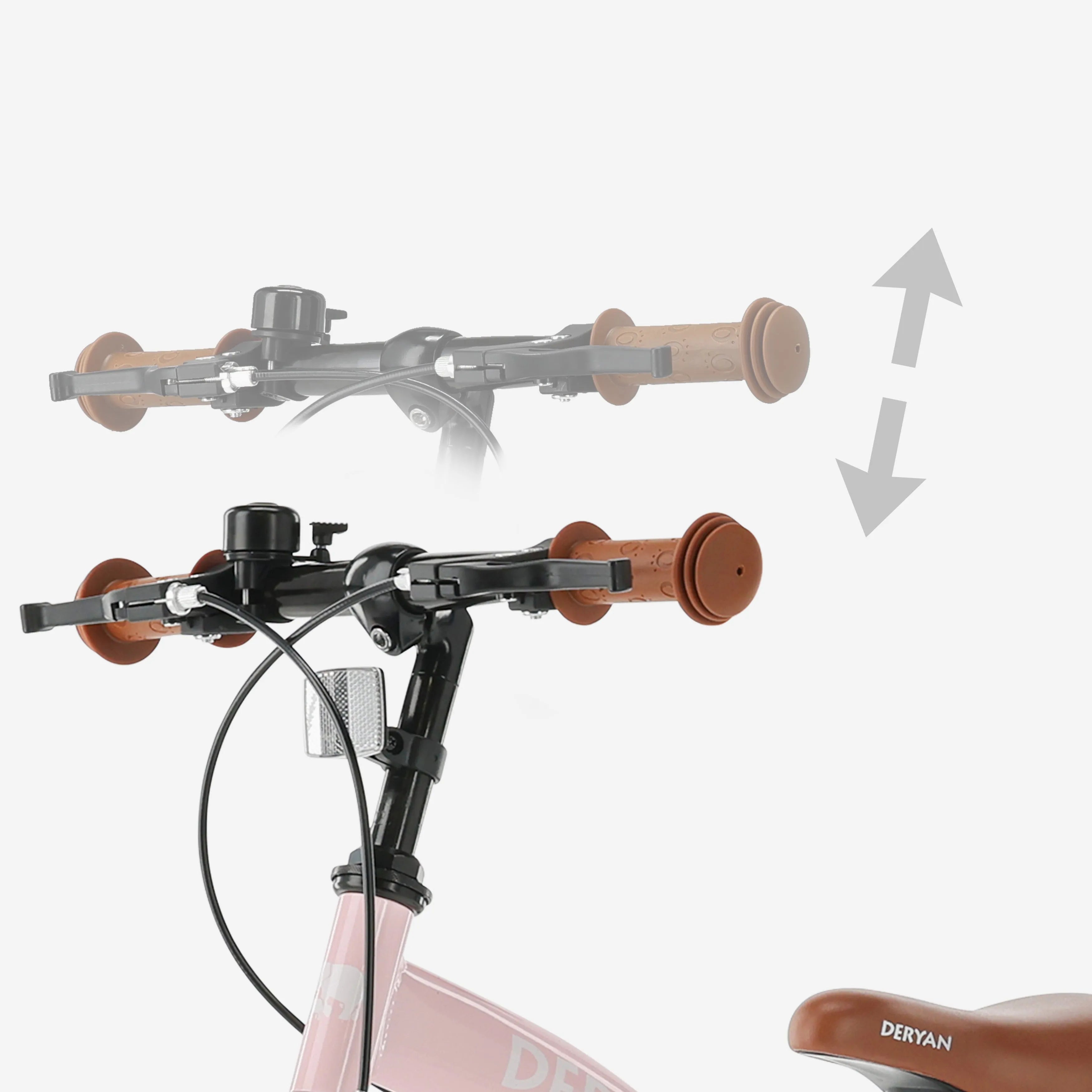 Luksus Barnesykkel 12 tommer – 3 i 1 – balansesykkel Rosa