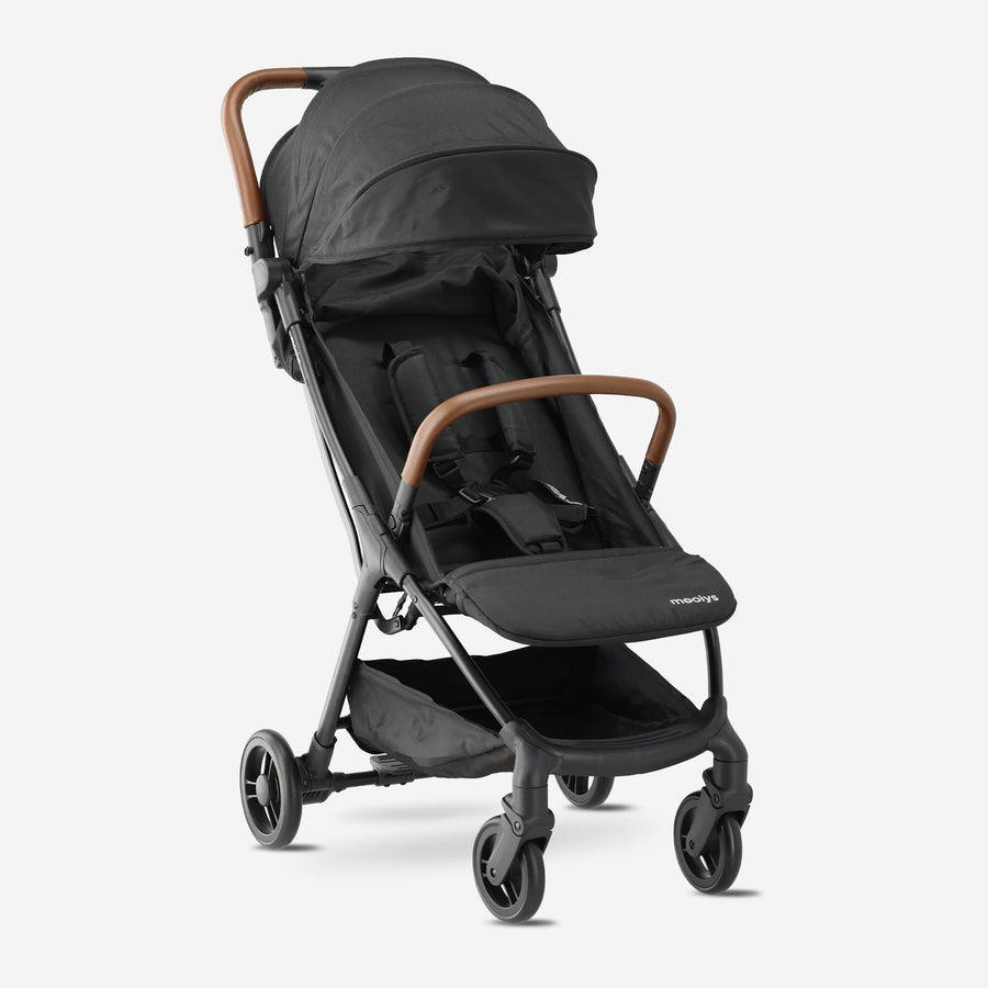 Mooiys Ash Stroller - Compact Stroller - Black
