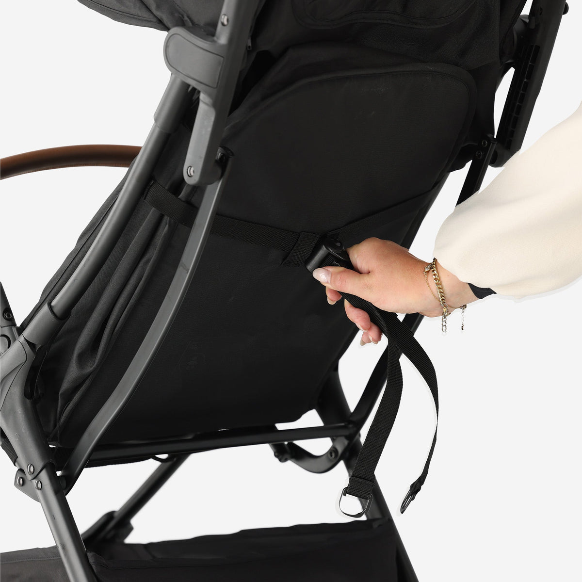 Mooiys Ash Stroller - Compact Stroller - Black