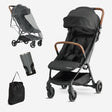Mooiys Ash Stroller - Compact Stroller - Black