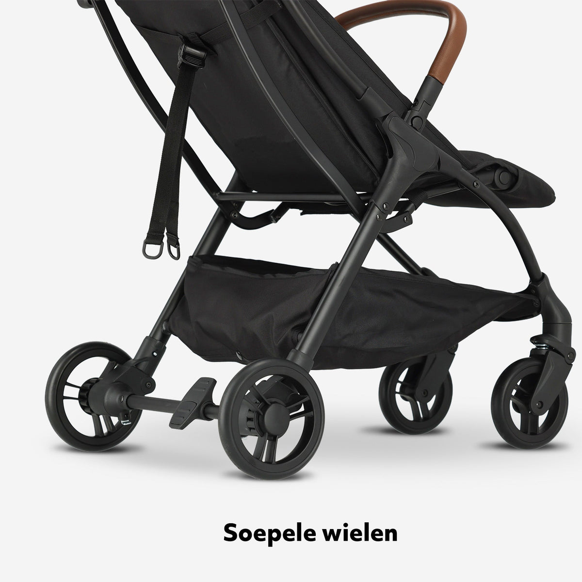 Mooiys Ash Stroller - Compact Stroller - Black