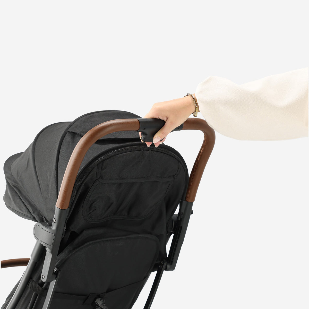 Mooiys Ash Stroller - Compact Stroller - Black