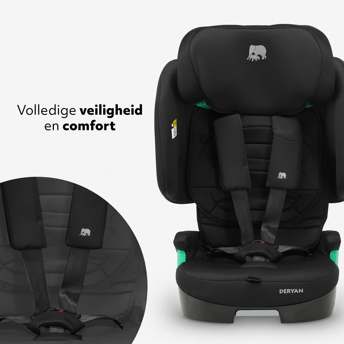 Cleo Autostoel 76-150 cm - Isofix - Opvouwbaar