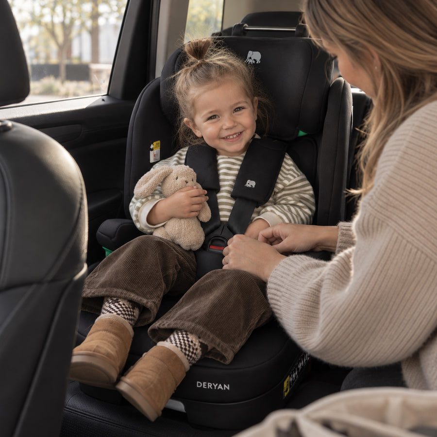 Cleo Car Seat 76–150 cm - Isofix - Foldable, Includes Carry Bag