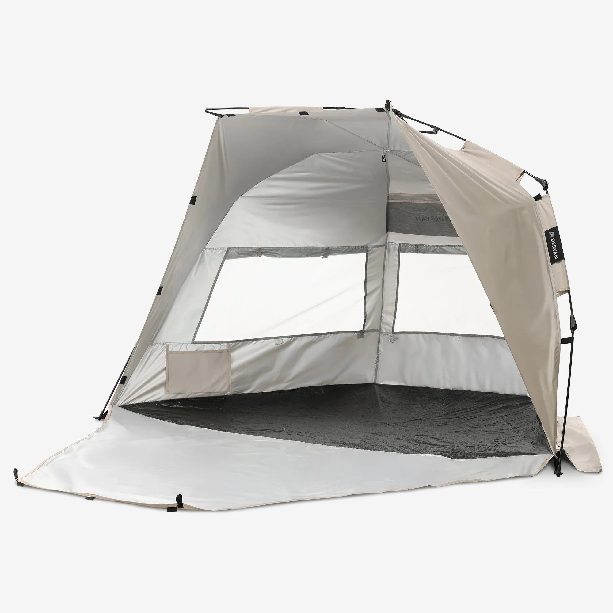 hg weerplekken tent Up To Go Beach Tent Ultra-reflective Fabric