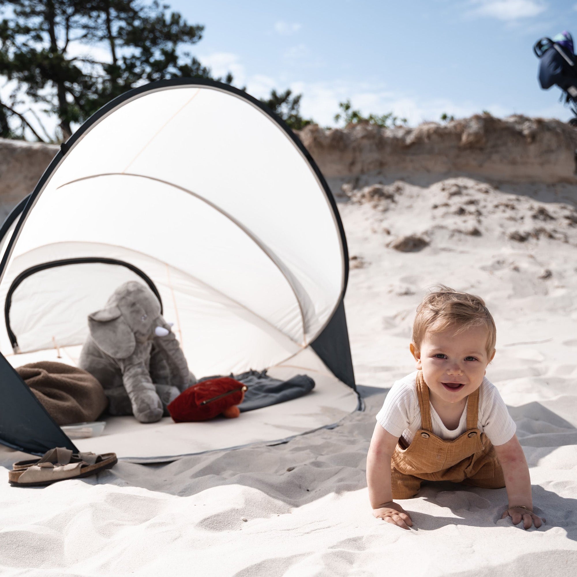 Strandtält XXL Silver