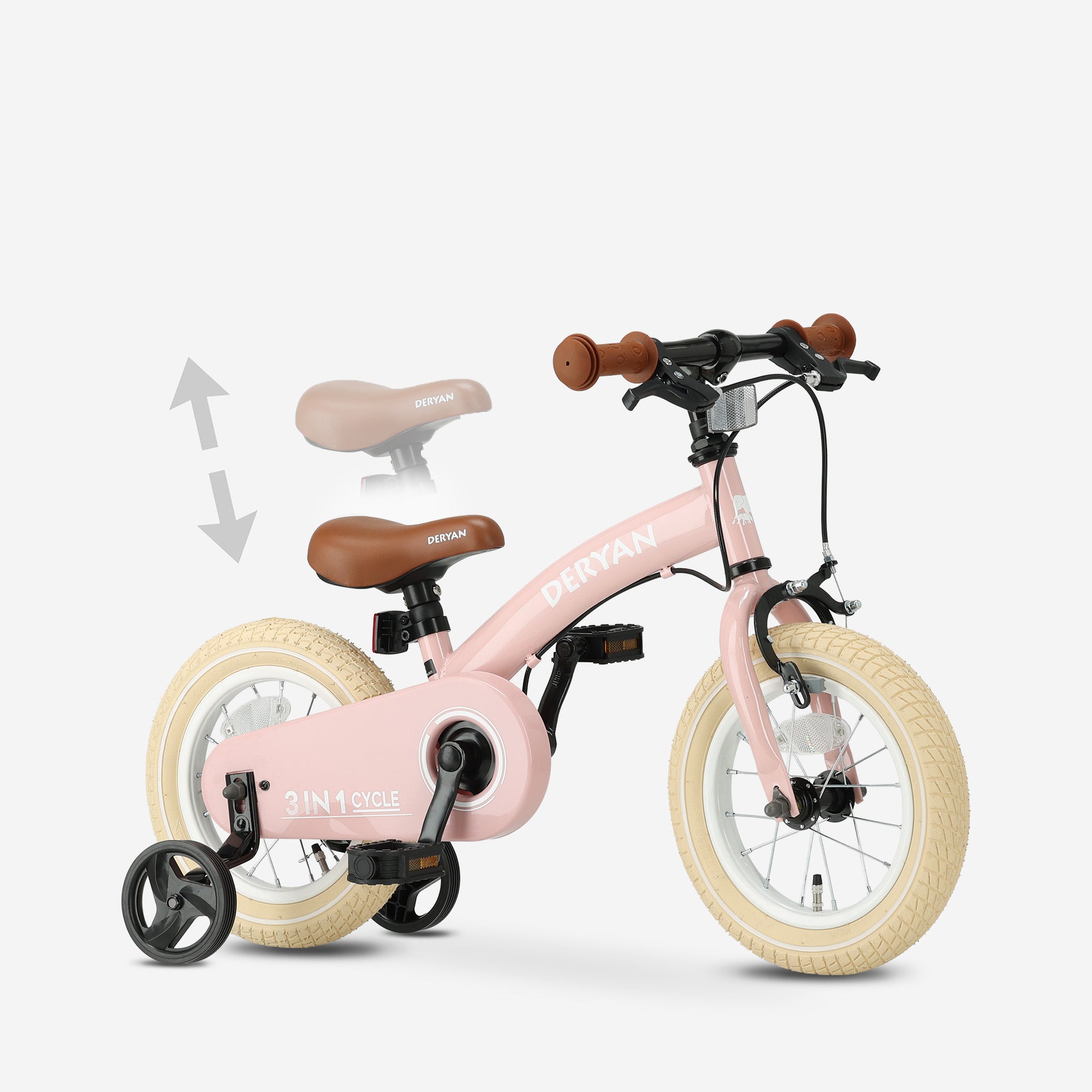 fahrrad.de zurückschicken Luxuriöses Kinderfahrrad 12 Zoll 3-in-1 Laufrad Luftreifen