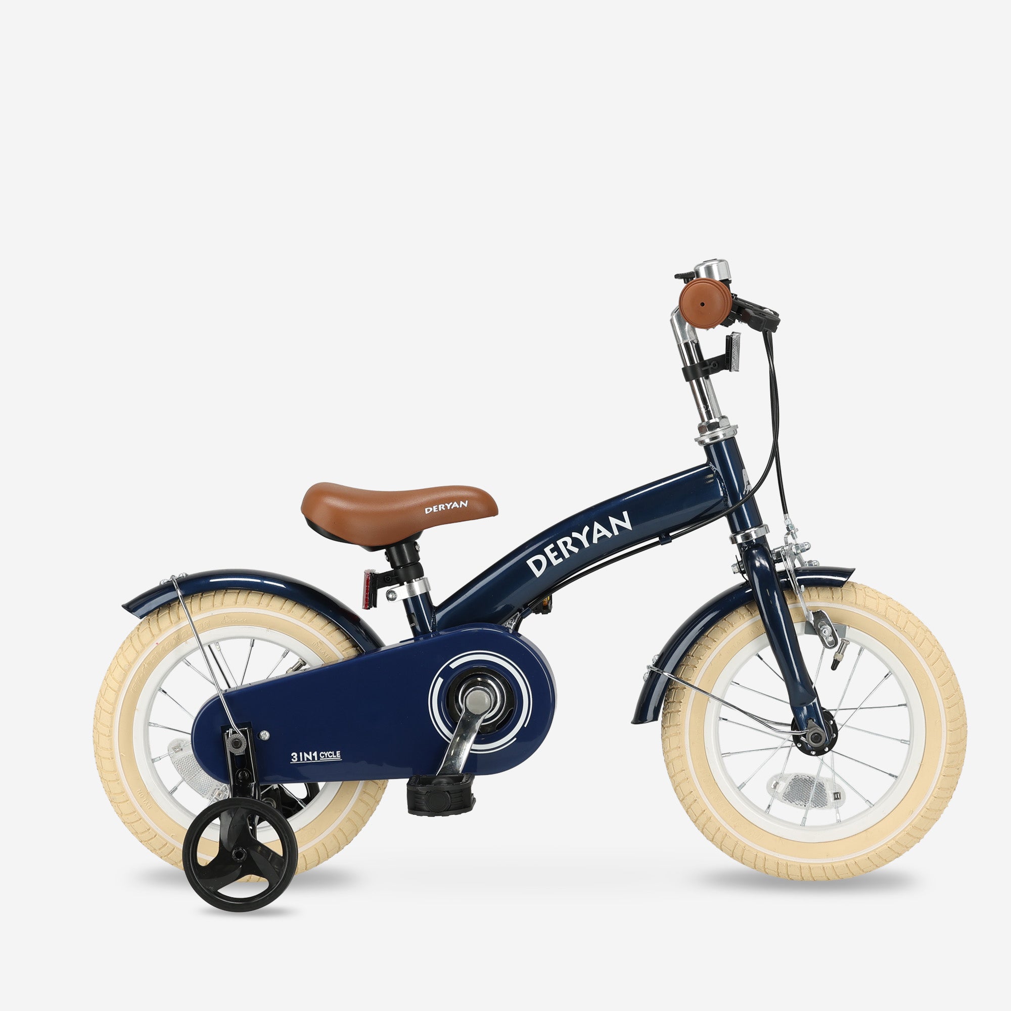 Bicicletta di lusso per bambini da 12 pollici - 3 in 1 - balance bike Blu