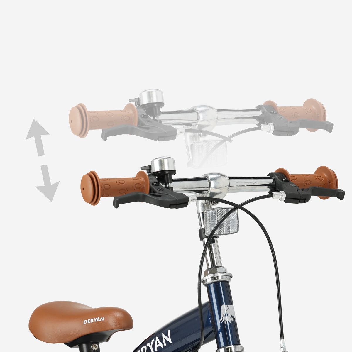 Vélo d'enfant de luxe 12 pouces - 3 en 1 - vélo d'équilibre Bleu