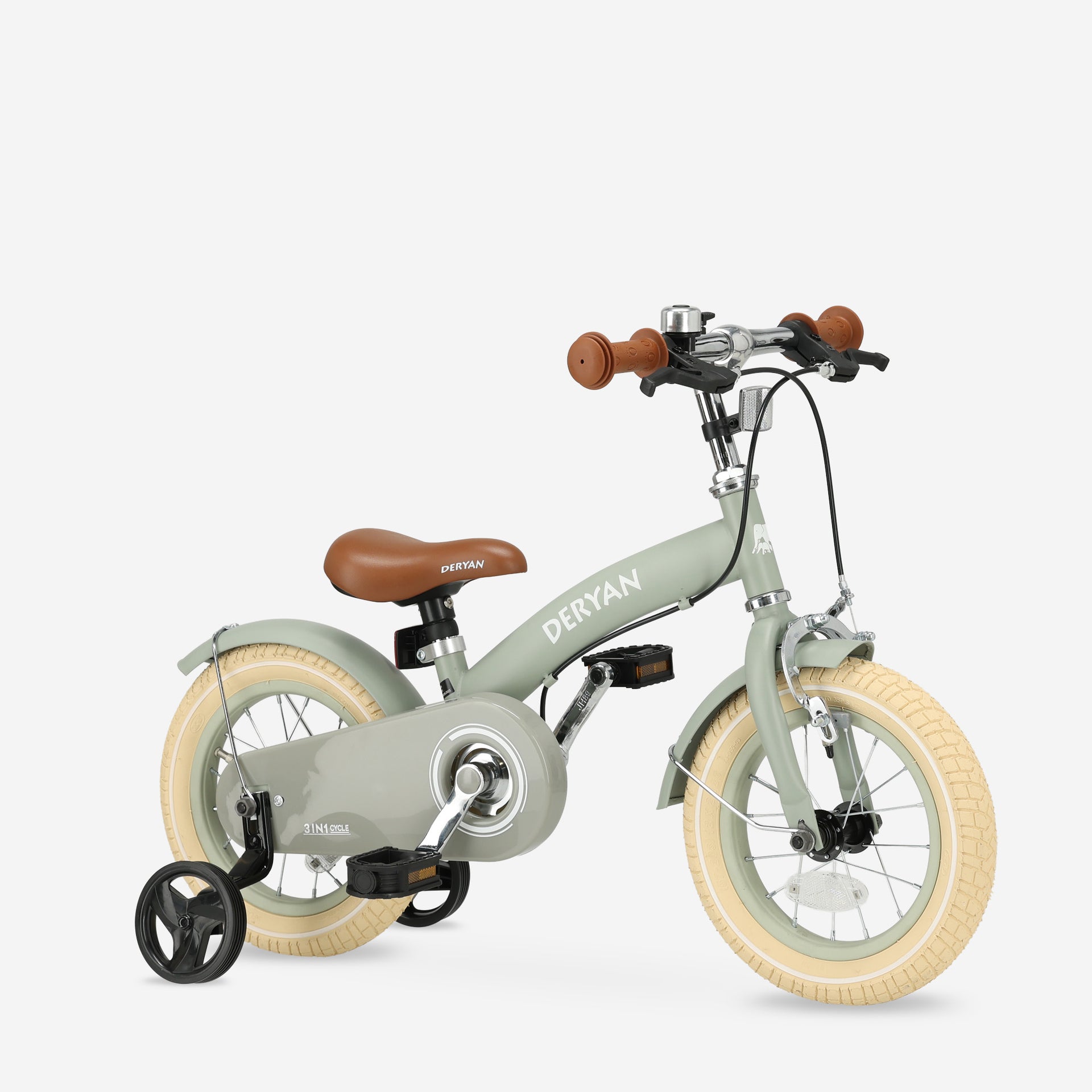 Luxus Kinderfahrrad 12 Zoll - 3 in 1