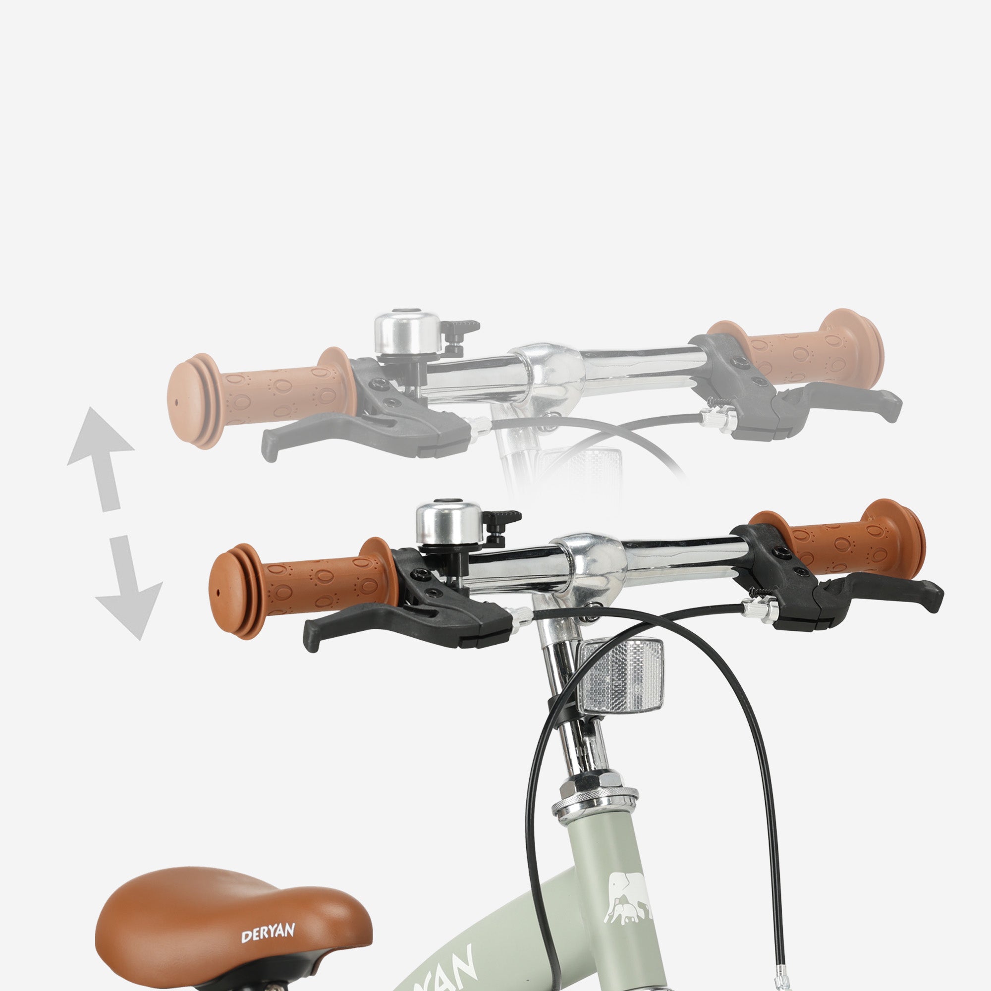 Vélo de luxe pour enfants 12 pouces - 3 en 1 - vélo de marche Vert