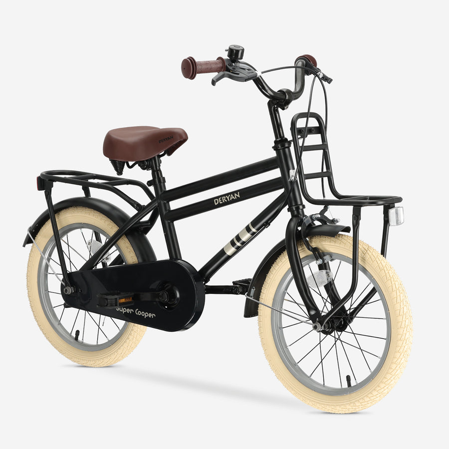 Bicicleta infantil Cooper con caballete - 16 pulgadas