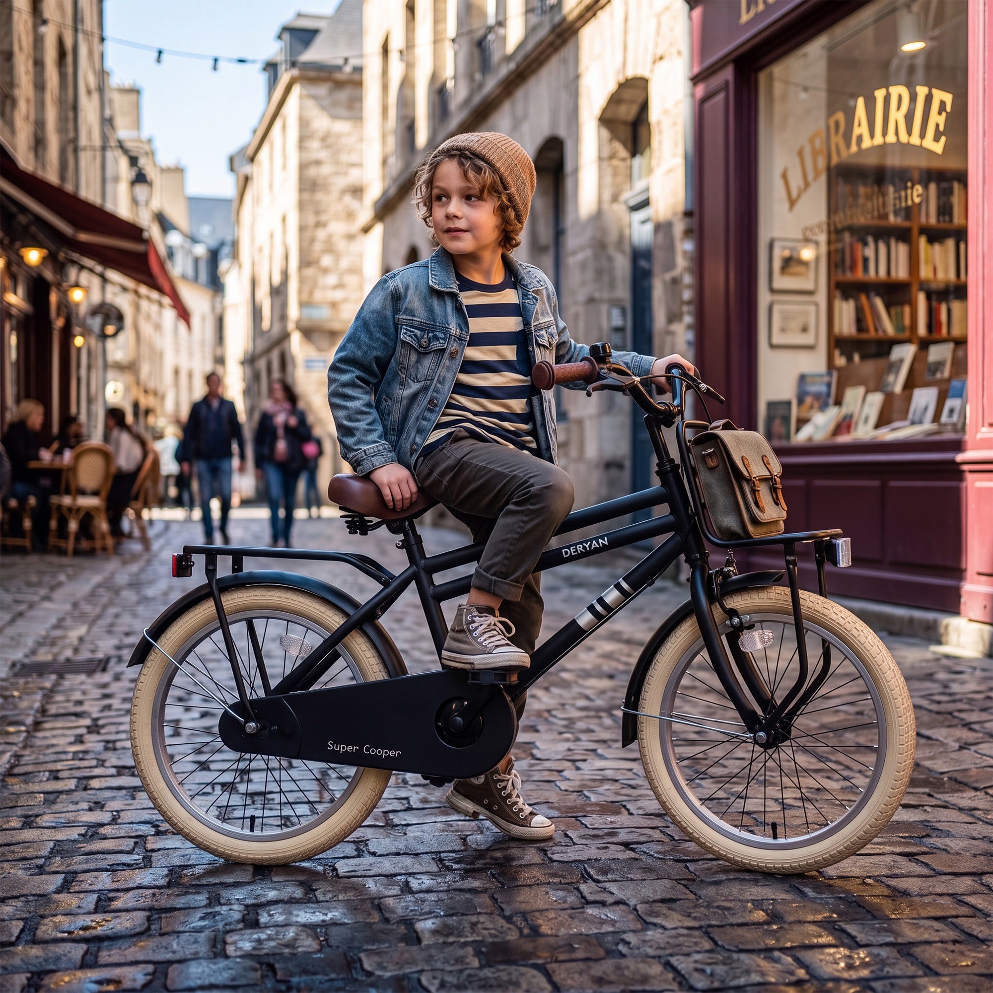 Cooper Kinderfiets met standaard - 18 Inch