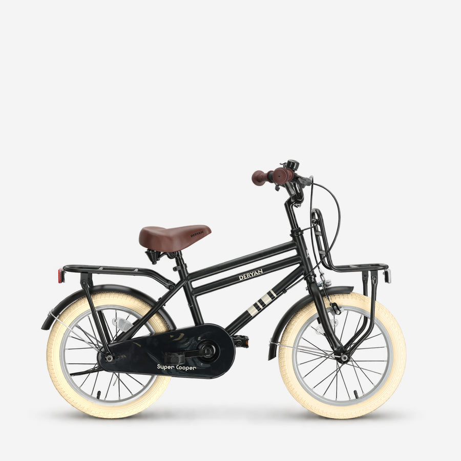 Bicicleta infantil Cooper con caballete - 16 pulgadas