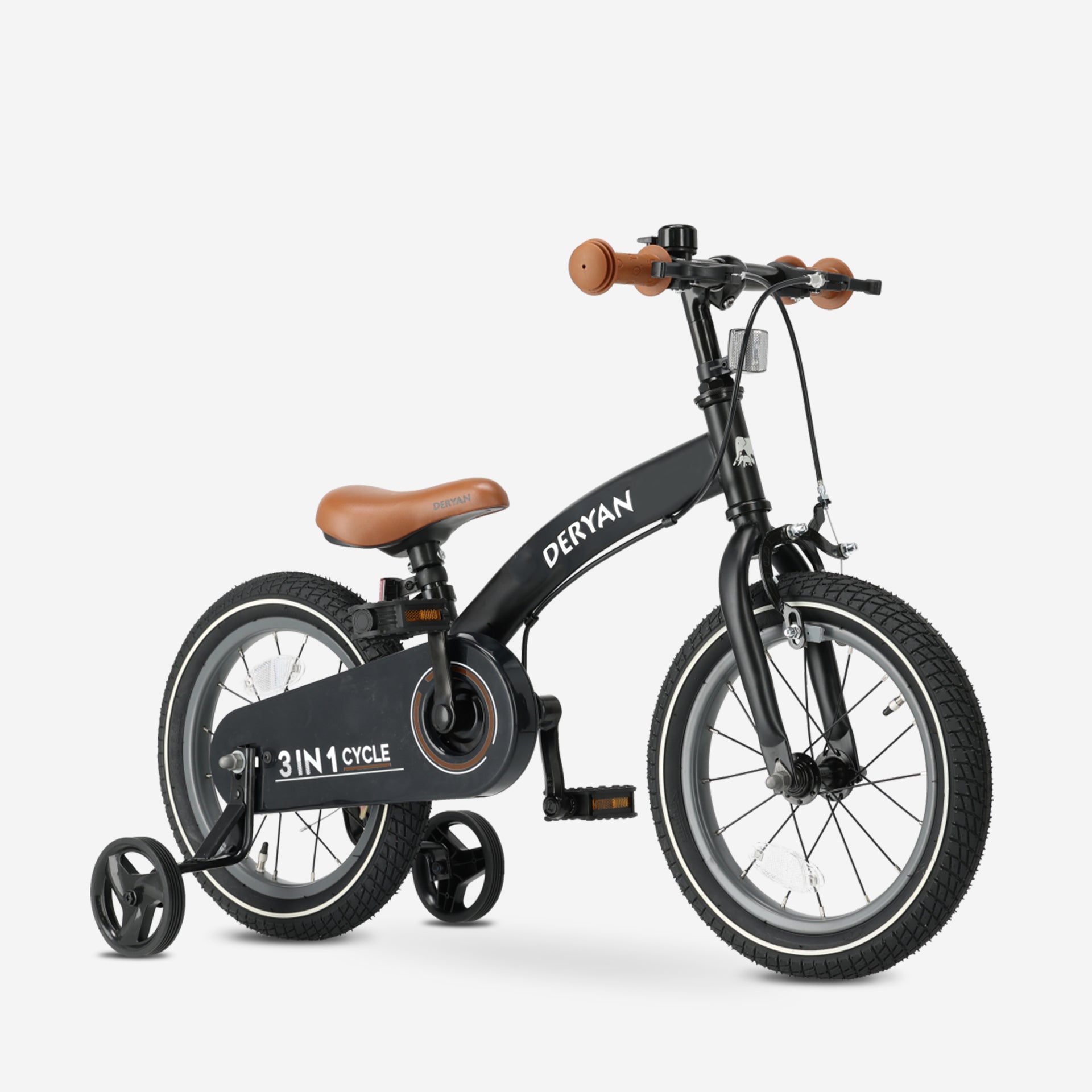 Luxus Kinderfahrrad 14 Zoll - 3 in 1