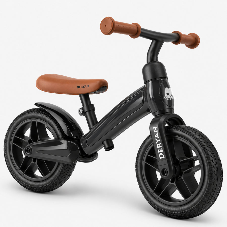 Bicicleta sin pedales de lujo de 10 pulgadas - Negra