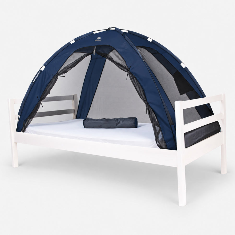 Sengetelt Navy 200 × 90 cm