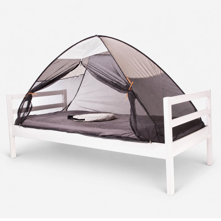 Tente de lit pop-up Crème 200x90