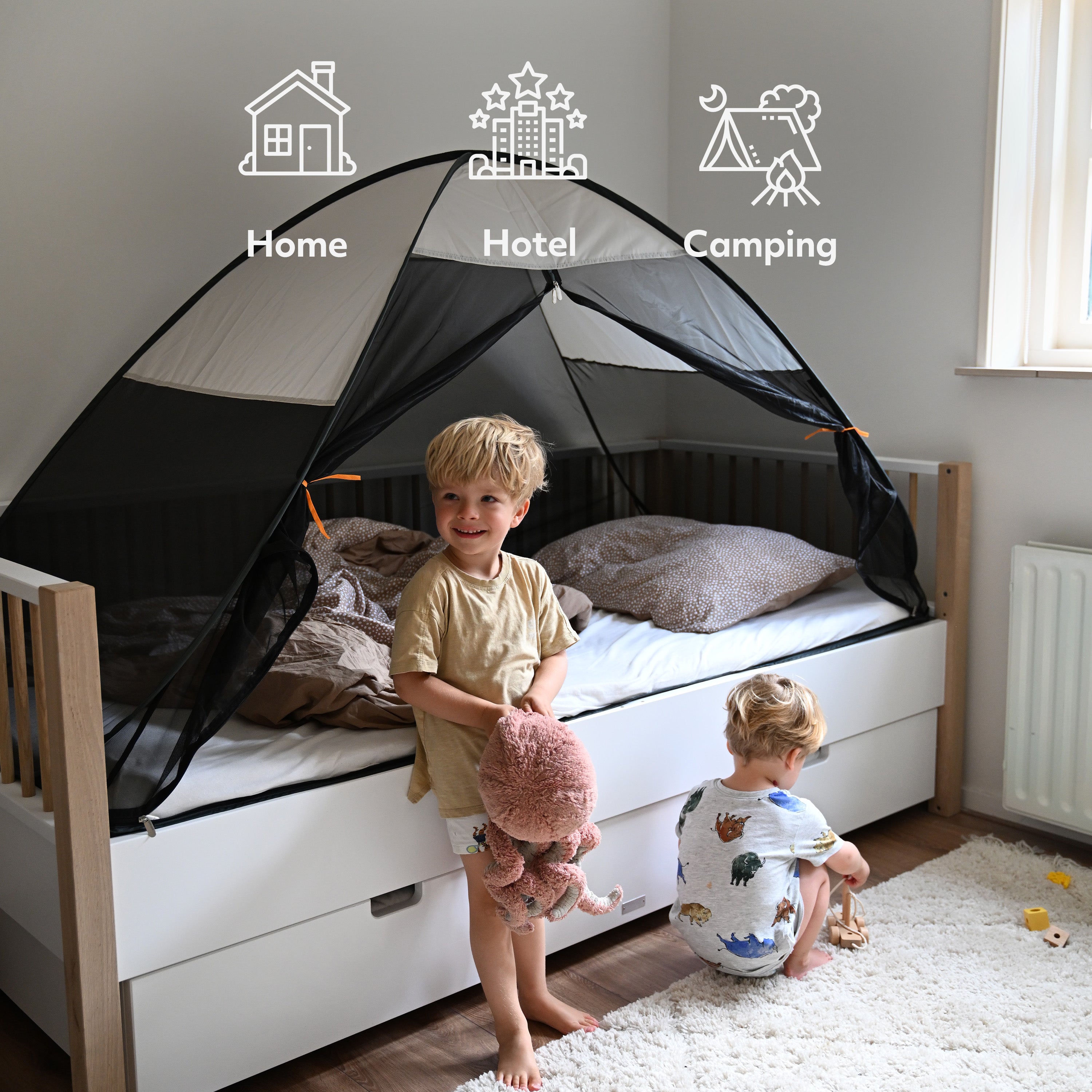 lit tente camping de Pop-Up Cream 200 x 90 cm SAIS_SPLIO_23H Cube Export Town Hybrid Color:Imperial Blue
