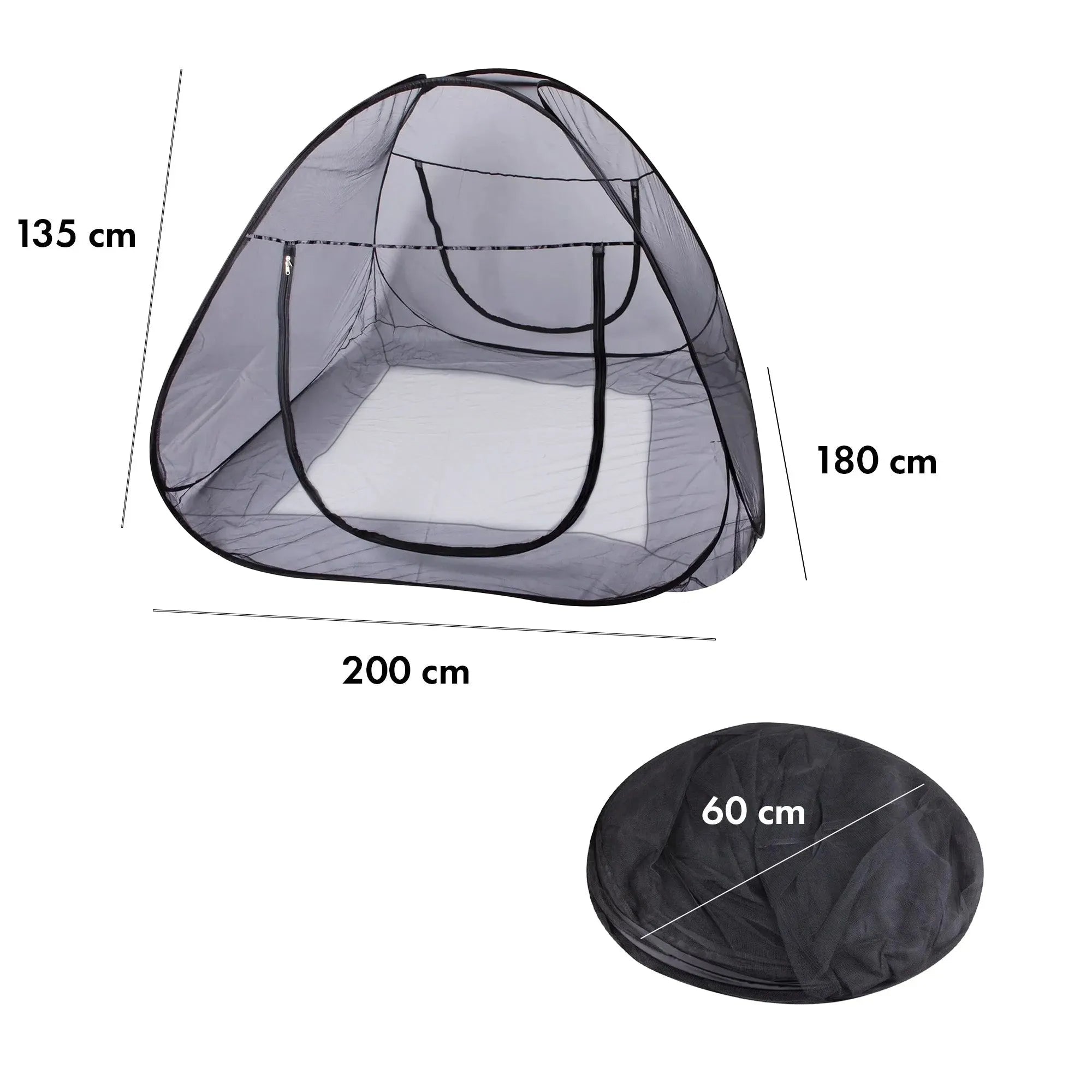 Moustiquaire Tente 2 personnes 200 x 180 cm