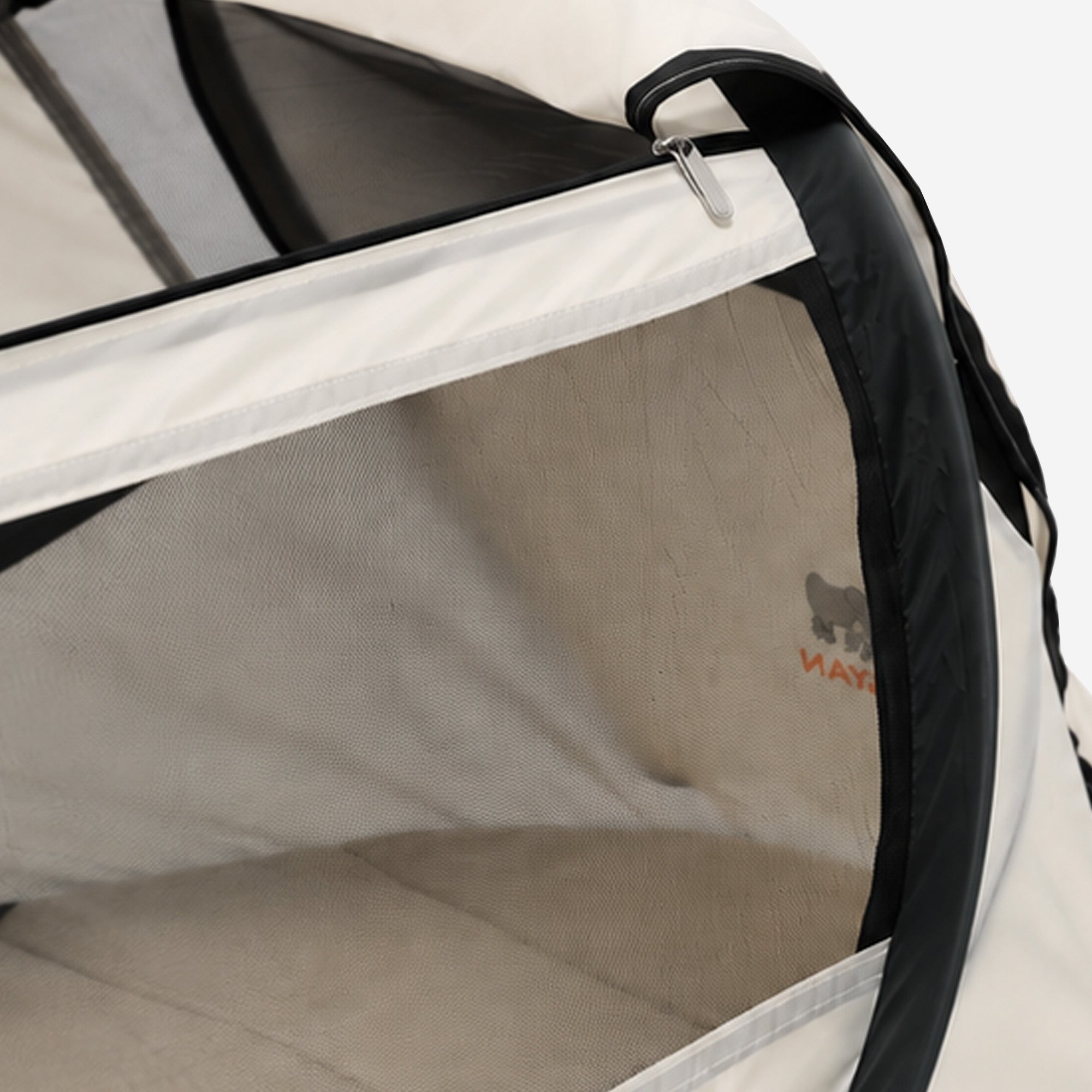 BabyBox baby tentje Campingbedje + katoenen dekje - Cream